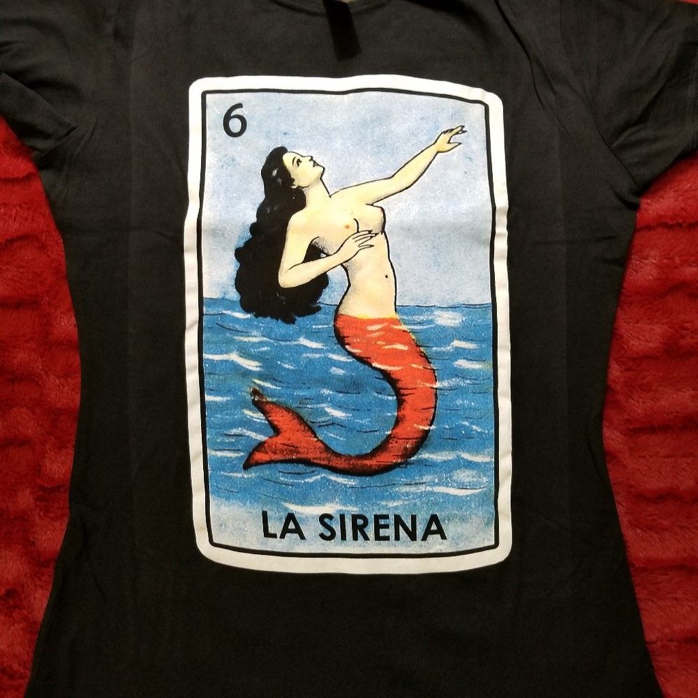 NWOT Black La Sirena tee shirt